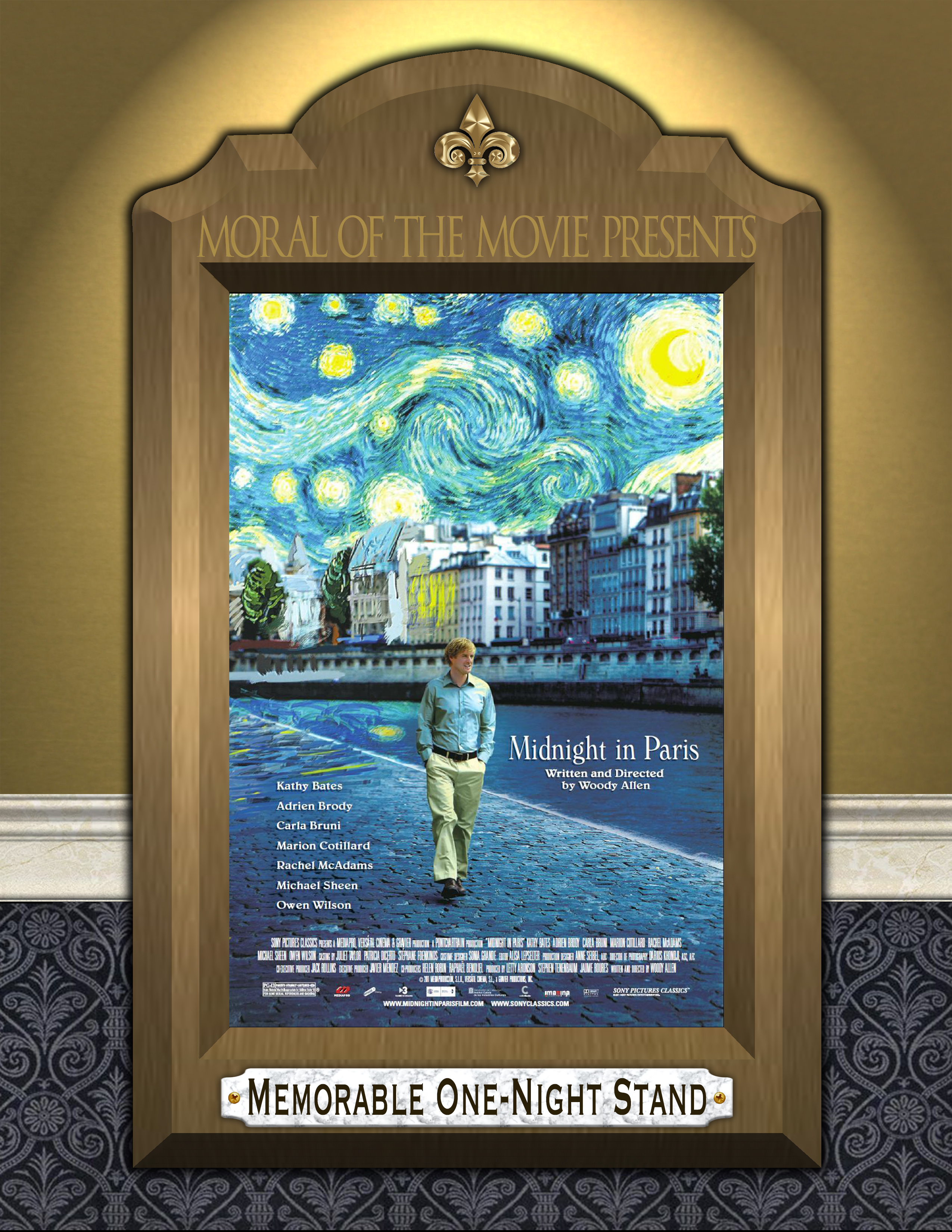 Midnight in Paris poster